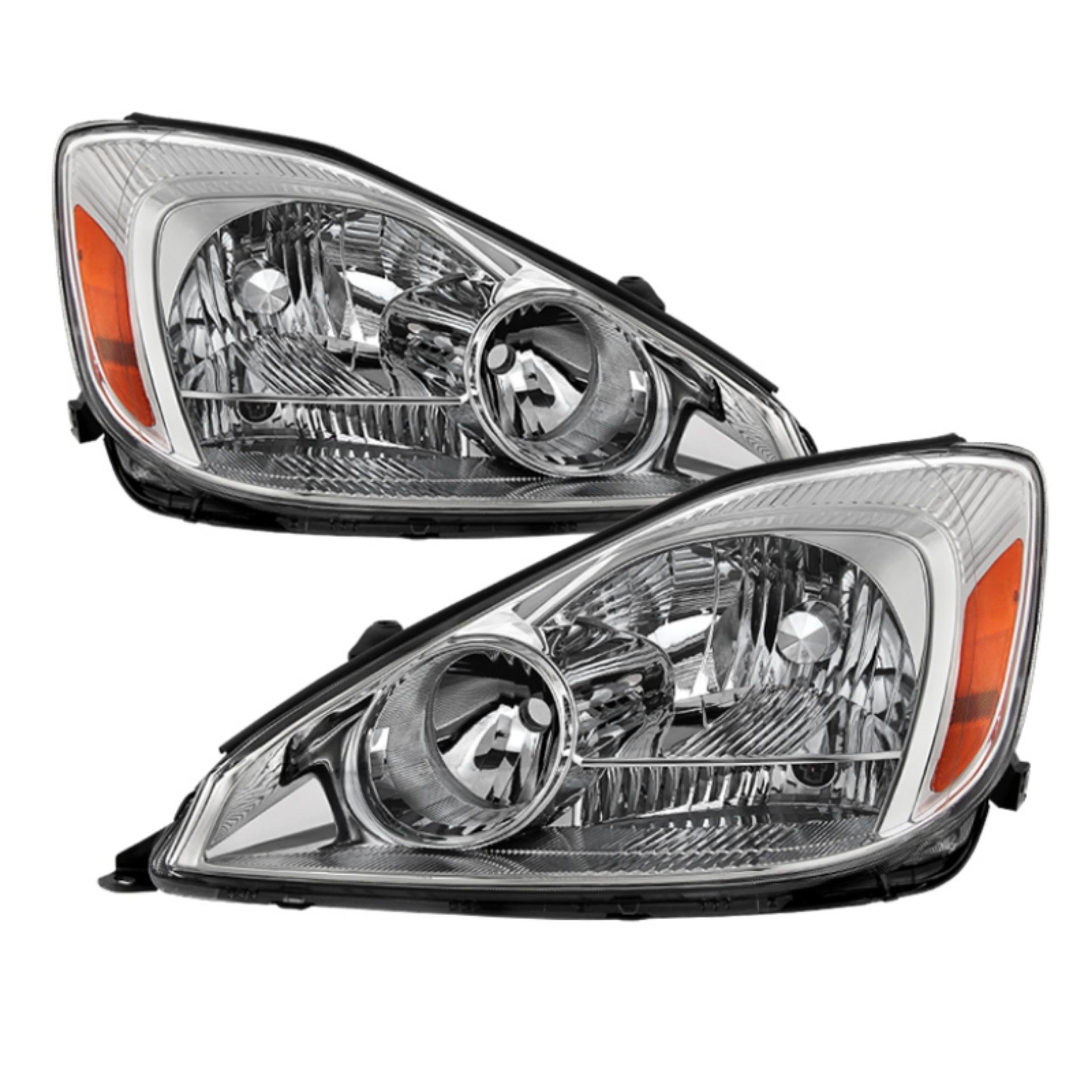 Picture of xTune Toyota Sienna 2004-2005 Halogen Only OEM Style Headlights Chrome HD-JH-TSIE04-AM-C