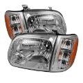 Picture of xTune Toyota Tundra Double Cab 05-06 OEM Style Headlights & Corner Lights Chrome HD-JH-TTUN05-AM-C