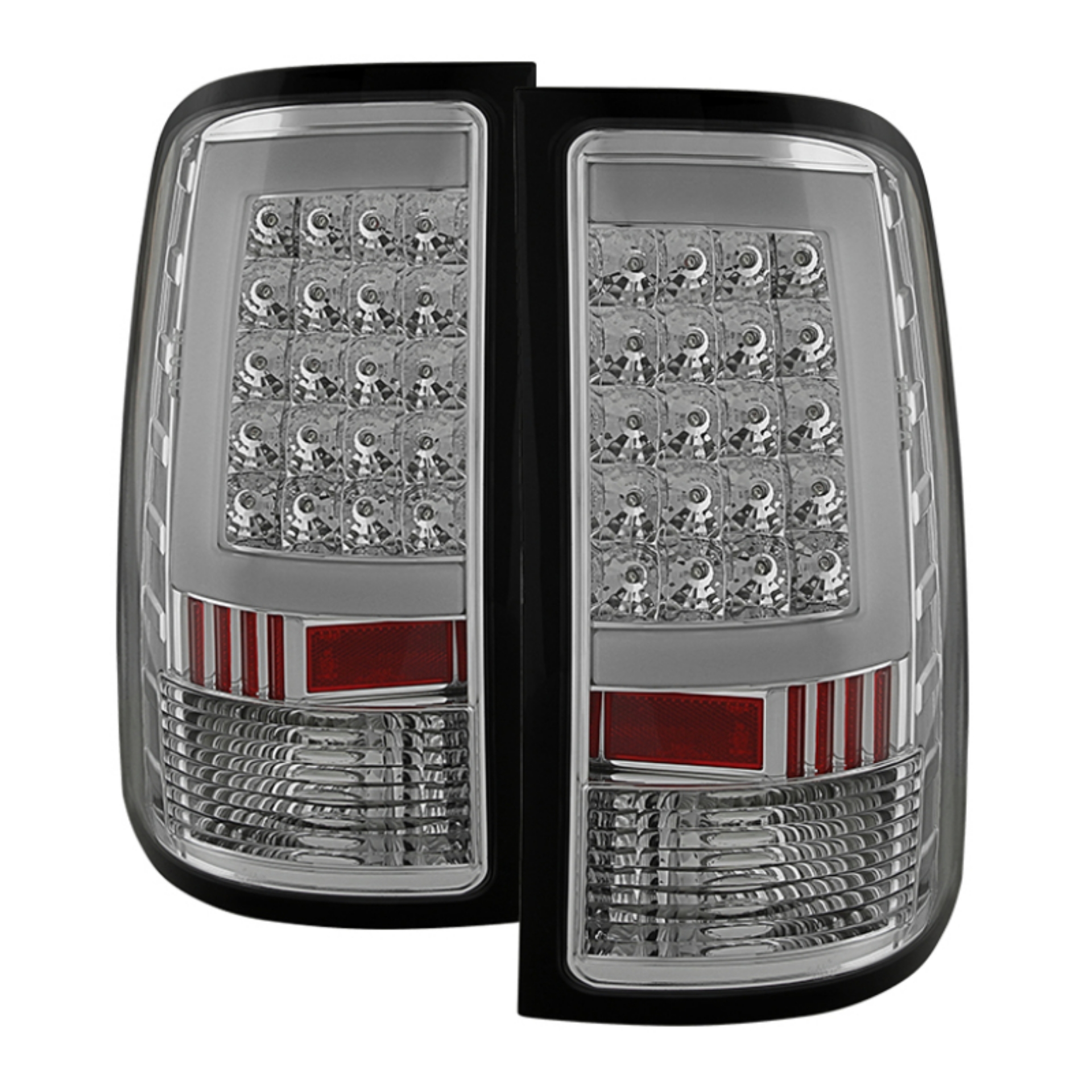 Picture of xTune GMC Sierra 07-13 LED Tail Lights Chrome ALT-ON-GS07-G2-LED-C