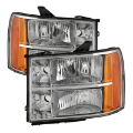 Picture of xTune GMC Sierra 07-13 Crystal Headlights Chrome HD-JH-GSIE07-AM-C