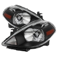 Picture of xTune Nissan Versa 07-12 Crystal Headlights Black HD-JH-NV07-AM-BK