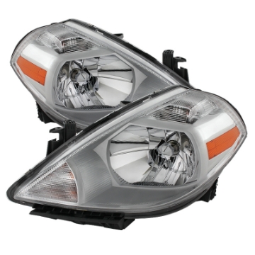 Picture of xTune Nissan Versa 07-12 Crystal Headlights Chrome HD-JH-NV07-AM-C