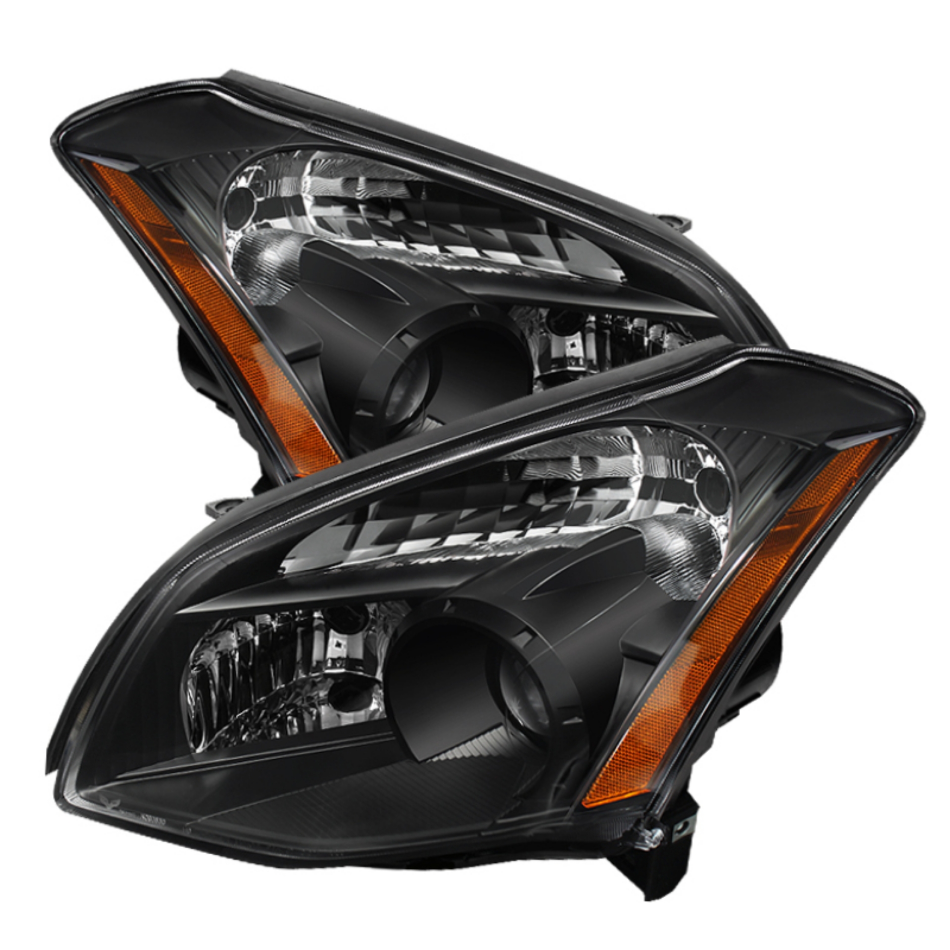 Picture of xTune Nissan Maxima Halogen Only 07-08 Crystal Headlights Black HD-JH-NM07-AM-BK