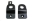 Picture of Torque Solution Black Radiator Stay Bracket: 02-07 Subaru Impreza Inc WRX - STI