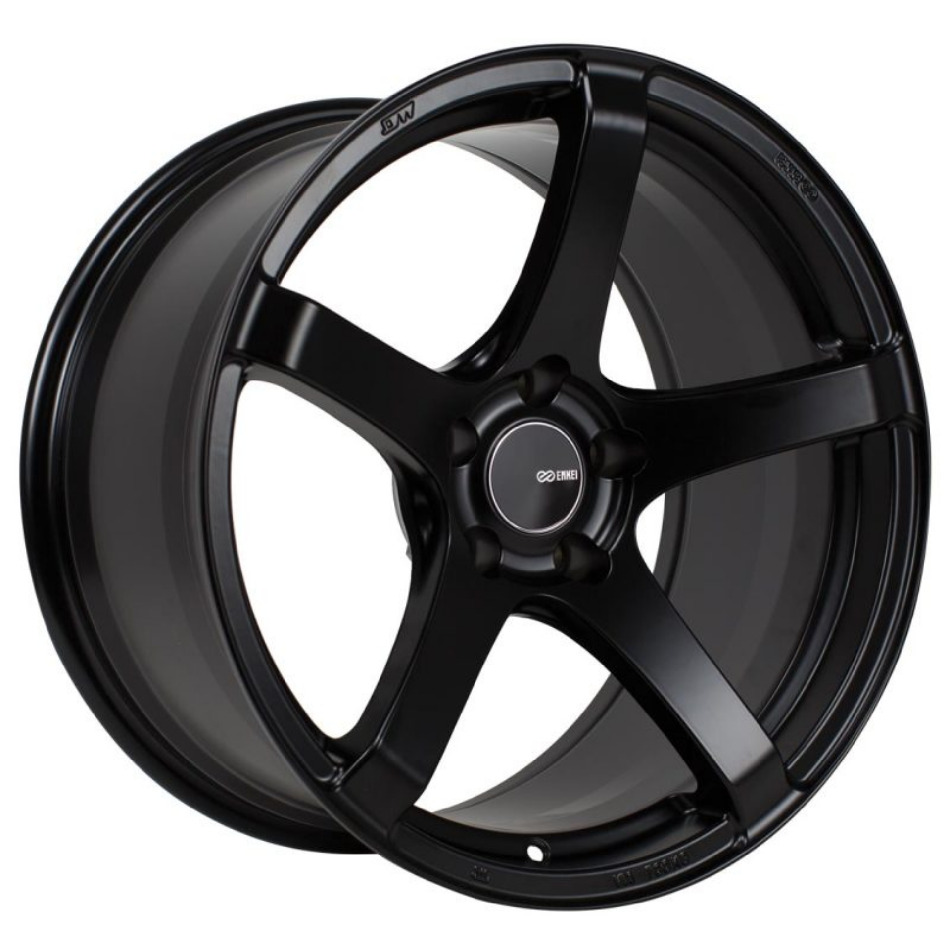 Picture of Enkei Kojin 18x8 40mm Offset 5x114-3 Bolt Pattern 72-6mm Bore Dia Matte Black Wheel