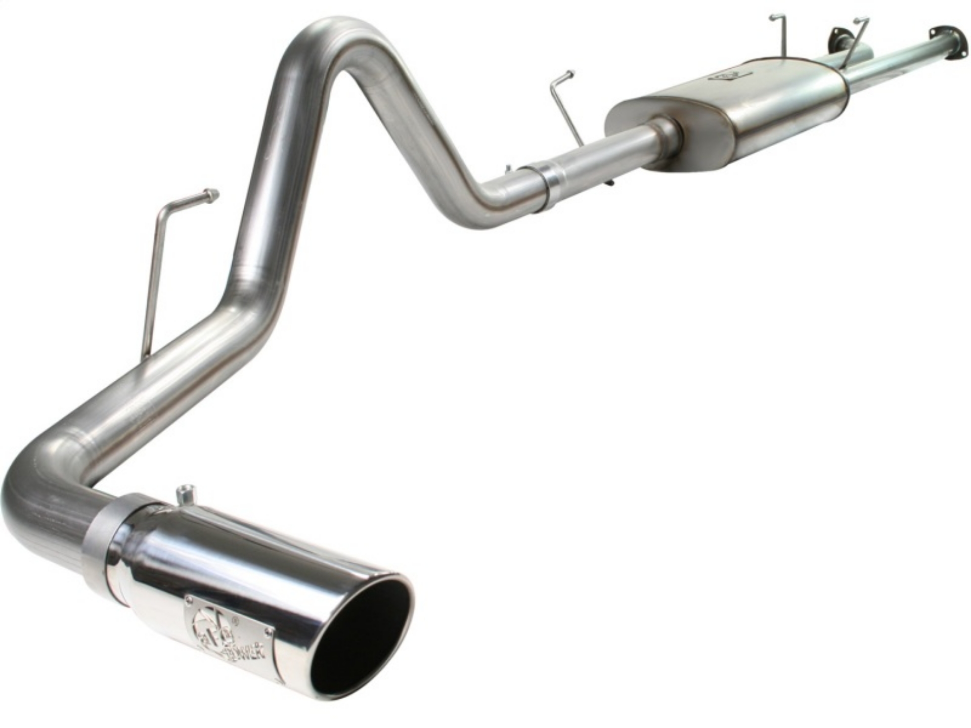 Picture of aFe MACHForce XP Exhaust Cat-Back SS-409 07-09 Toyota Tundra V8-5-7L w- Polished Tip