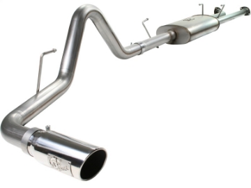 Picture of aFe MACHForce XP Exhaust Cat-Back SS-409 07-09 Toyota Tundra V8-5-7L w- Polished Tip