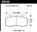 Picture of Hawk Renault Clio - Cobalt SS DTC-70 Front Brake Pads