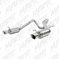 Picture of MBRP 05-09 Ford Shelby GT500 - GT Dual Split Rear Street Version 4in Tips T409 Exhaust System