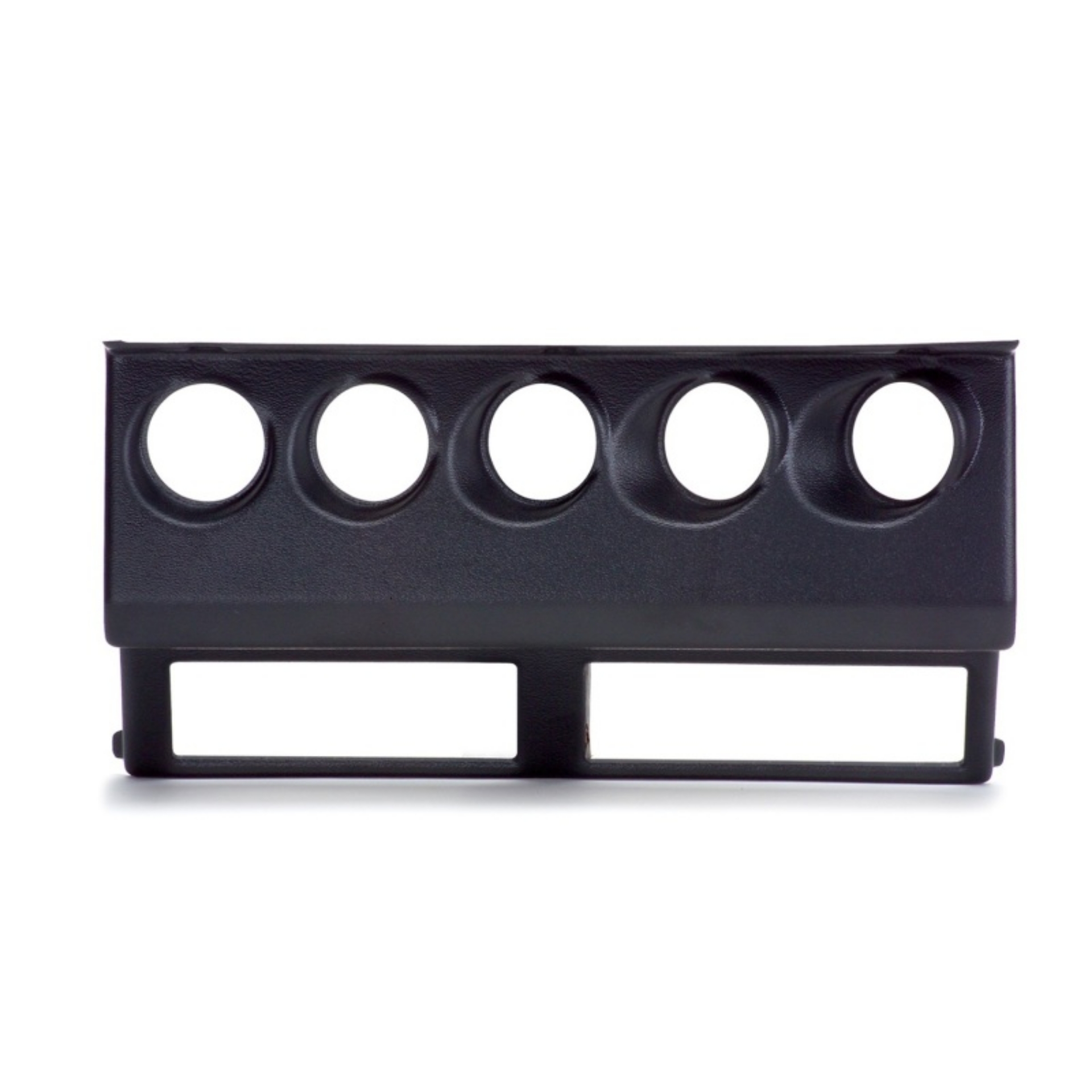 Picture of Autometer 87-95 Jeep Wrangler YJ Black Cluster Bezel - Holds Five 2-1-16in Gauges