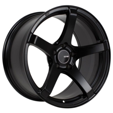 Picture of Enkei Kojin 17x9 45mm Offset 5x100 Bolt Pattern 72-6mm Bore Dia Matte Black Wheel