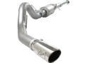 Picture of aFe Atlas Exhaust 4in Aluminized Cat-Back w- 304 SS Polished Tip 11-13 Ford F-150 EcoBoost V6 3-5L