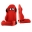 Picture of Xtune Xm-Ii Racing Seat Pu Double Slider Red-Black Driver Side RST-XM2-01-RDB-DR