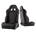 Picture of Xtune Sp2 Style Racing Seat Carbon Pu Double Slider Black-Black Driver Side RST-SP2-02-BK-DR