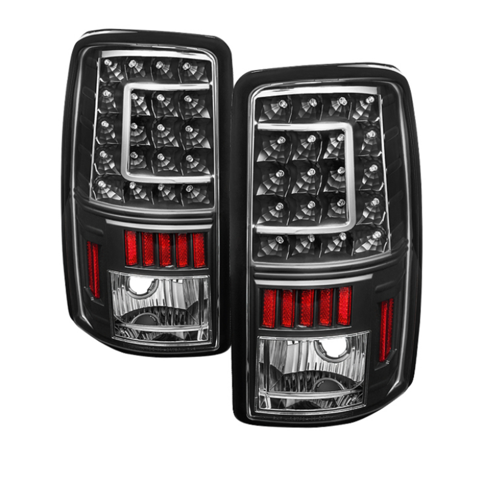 Picture of xTune GMC Yukon Denali-Denali Xl 01-06 Version 2 C Shape LED Tail Lights Black ALT-ON-CD00-G2-LED-BK