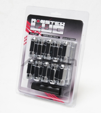 Picture of Wheel Mate Monster Open End Lug Nut Set of 20 - Chrome 1-2in