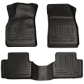 Picture of Husky Liners 13 Chevy Malibu WeatherBeater Black Front & 2nd Seat Floor Liners