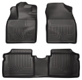 Picture of Husky Liners 12 Toyota Prius PlugIn Models ONLY WeatherBeater Front & 2nd Seat Black Floor Liners