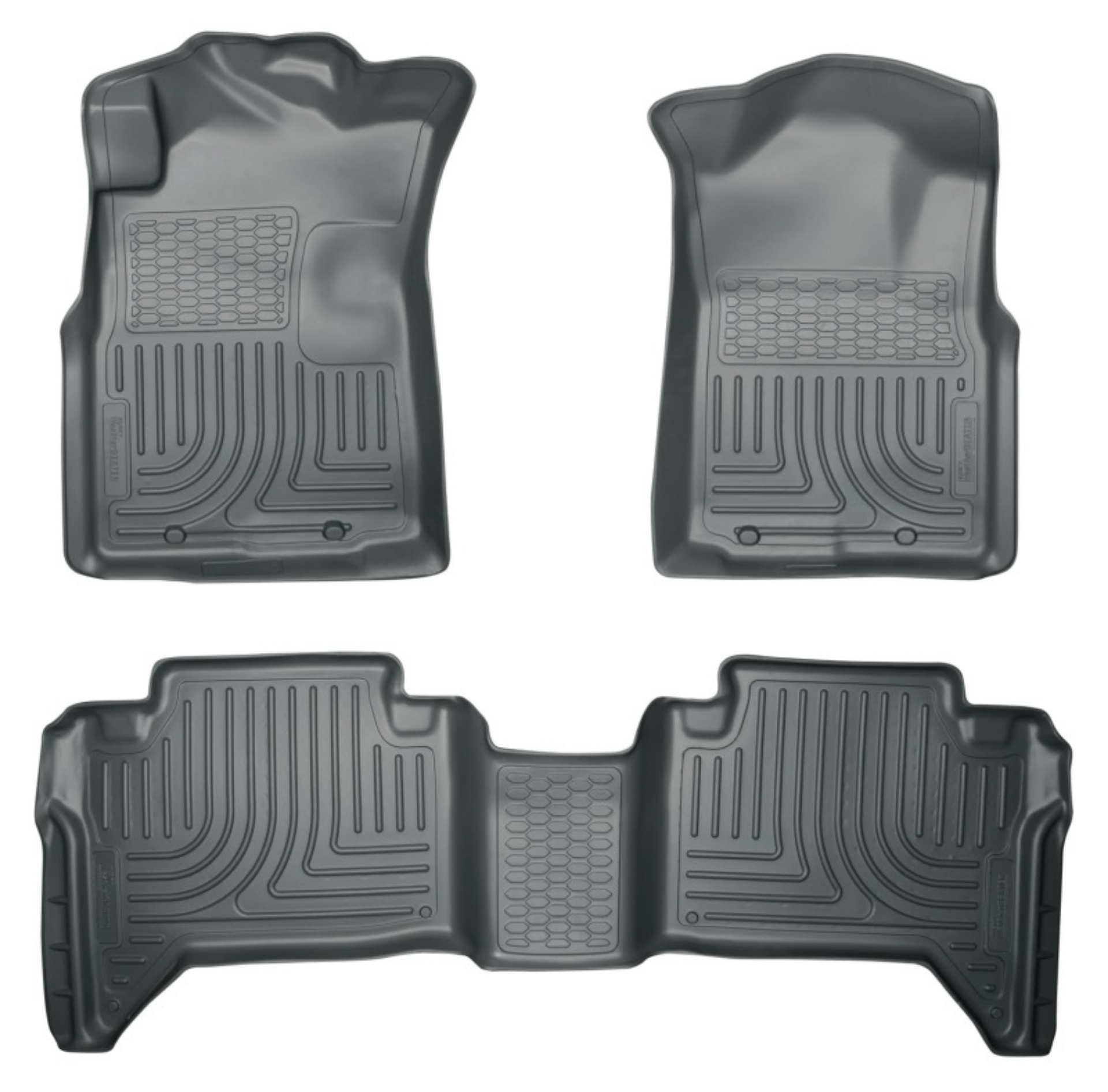 Picture of Husky Liners 05-13 Toyota Tacoma WeatherBeater Combo Grey Floor Liners