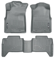 Picture of Husky Liners 05-13 Toyota Tacoma WeatherBeater Combo Grey Floor Liners