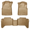 Picture of Husky Liners 05-13 Toyota Tacoma WeatherBeater Combo Tan Floor Liners