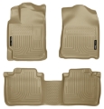 Picture of Husky Liners 10-13 Lexus RX350-RX450h WeatherBeater Tan Front & 2nd Seat Floor Liners