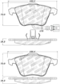 Picture of StopTech Performance 08-13 Audi TT Quattro - 12 VW Golf R Front Brake Pads