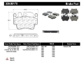 Picture of StopTech Performance 00-07 Porsche Boxster S - 06-07 Cayman - 99-05 911 Carrera Front Brake Pads