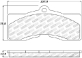 Picture of StopTech Performance Brake Pads
