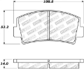 Picture of StopTech Performance Brake Pads