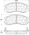Picture of StopTech Performance Brake Pads