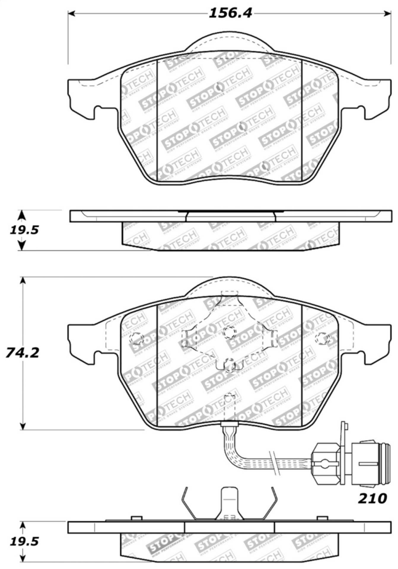 Picture of StopTech Performance Brake Pads