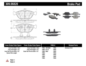 Picture of StopTech Performance Brake Pads