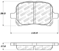 Picture of StopTech Performance Brake Pads