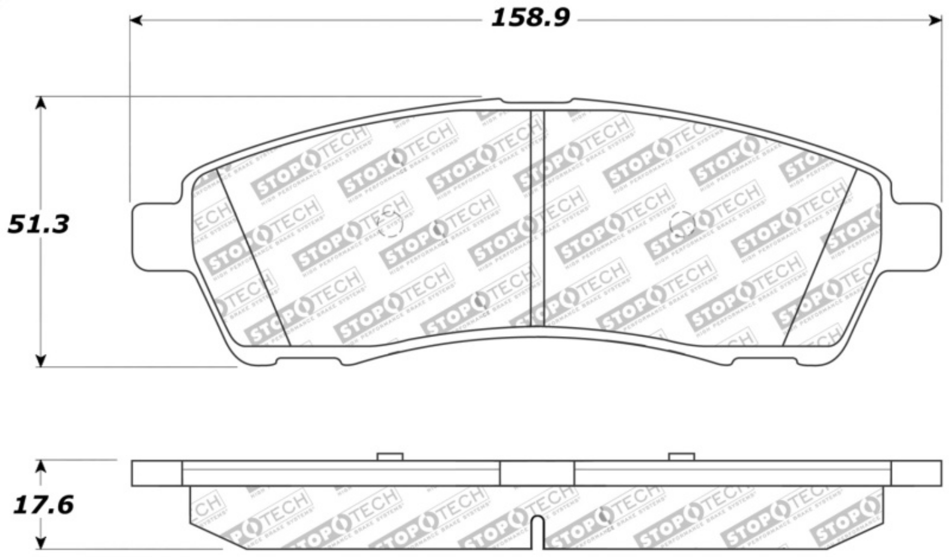 Picture of StopTech Performance Brake Pads