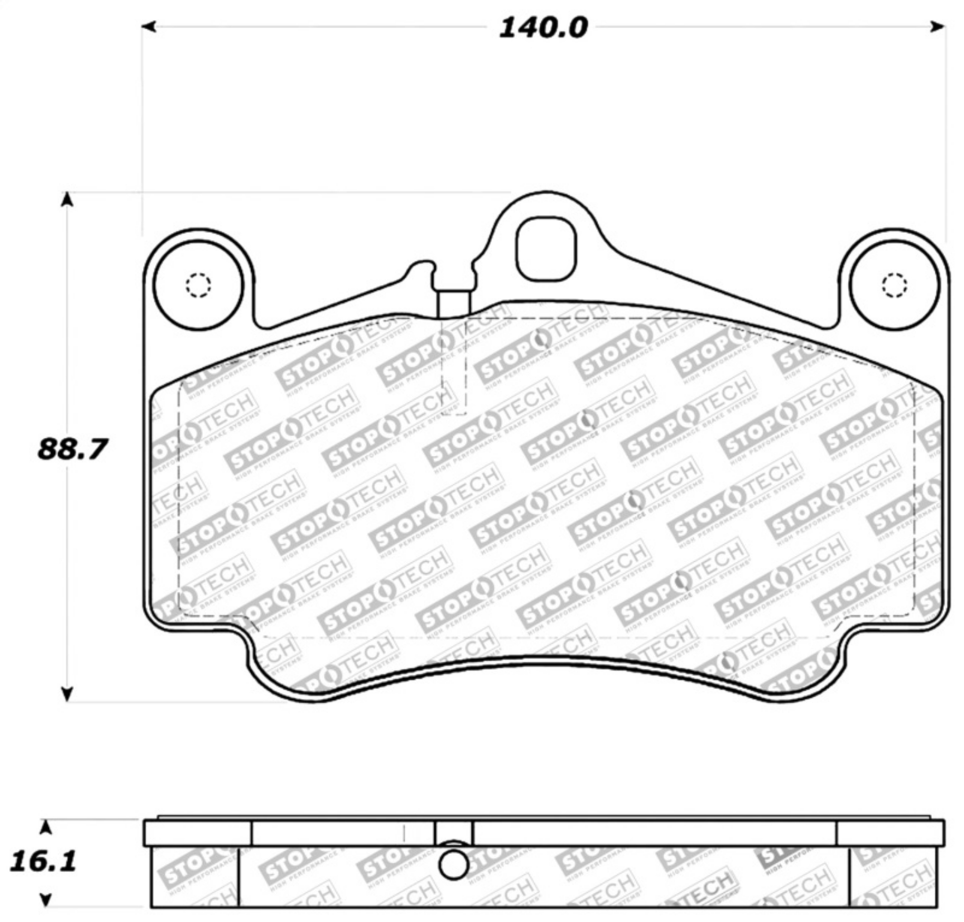 Picture of StopTech Performance Brake Pads