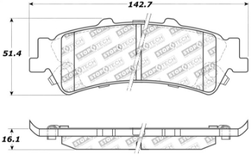 Picture of StopTech Performance Brake Pads
