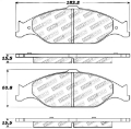 Picture of StopTech Performance Brake Pads