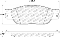 Picture of StopTech Performance Brake Pads