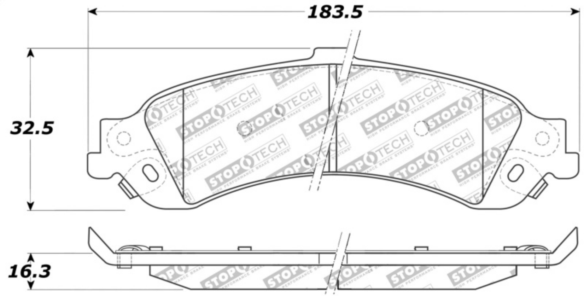 Picture of StopTech Performance Brake Pads