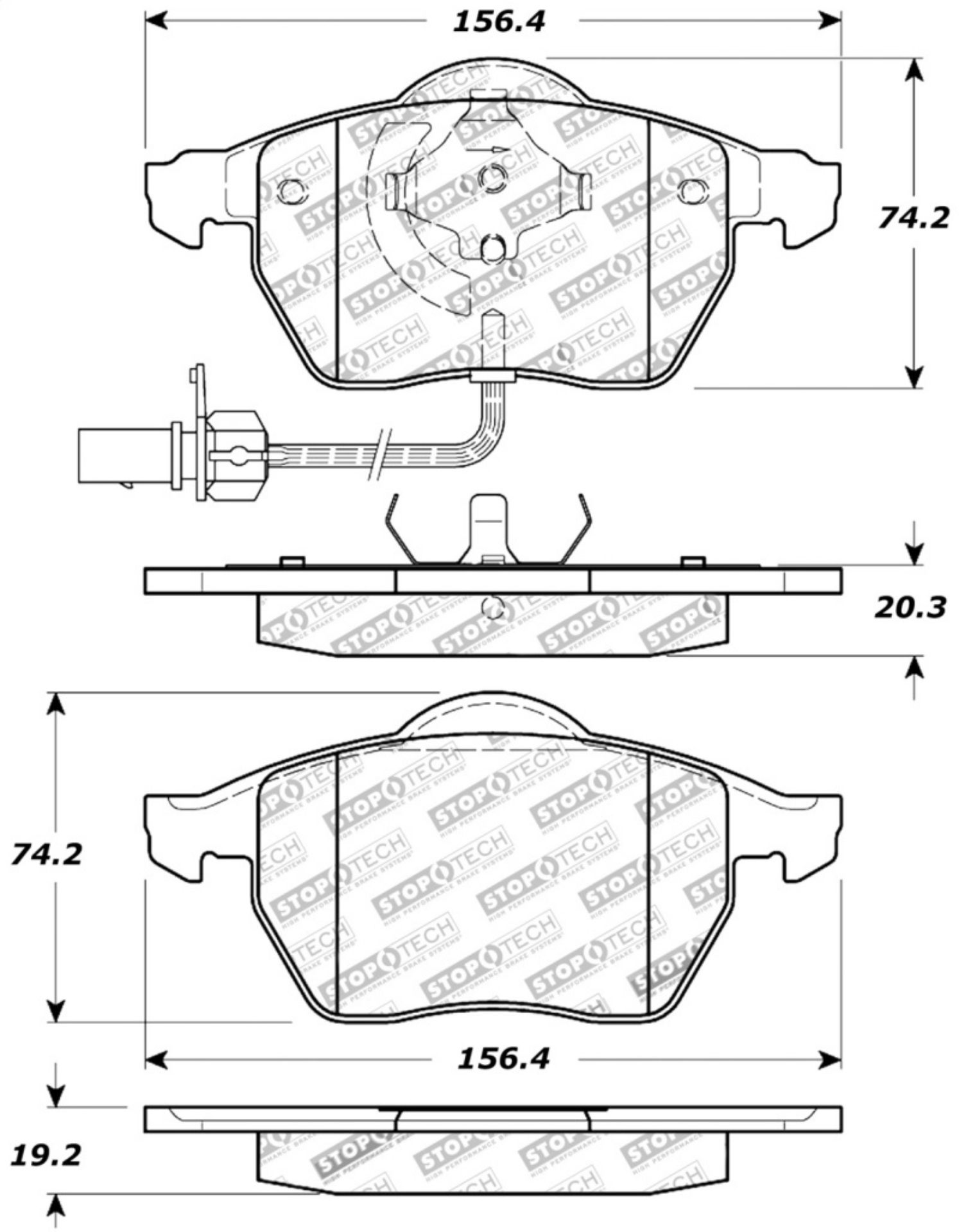 Picture of StopTech Performance Brake Pads