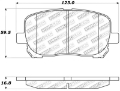 Picture of StopTech Performance Brake Pads