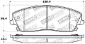 Picture of StopTech Performance Brake Pads