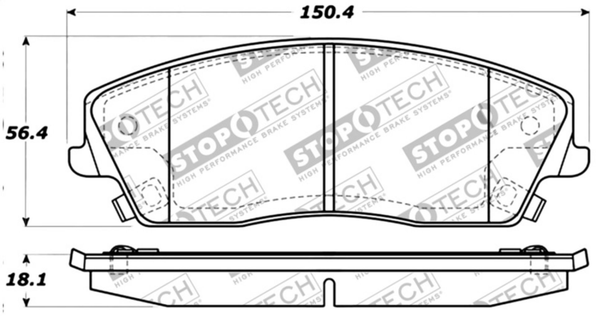 Picture of StopTech Performance Brake Pads