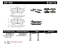 Picture of StopTech Performance Brake Pads