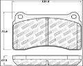 Picture of StopTech Performance Brake Pads
