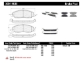 Picture of StopTech Performance Brake Pads