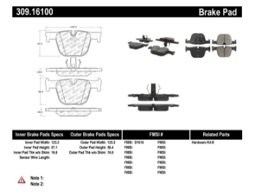 Picture of StopTech Performance Brake Pads