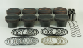 Picture of Mahle MS Piston Set SBC 406ci 4-155in Bore 3-75in Stroke 5-7in Rod -927 Pin 4cc 13-0 CR Set of 8