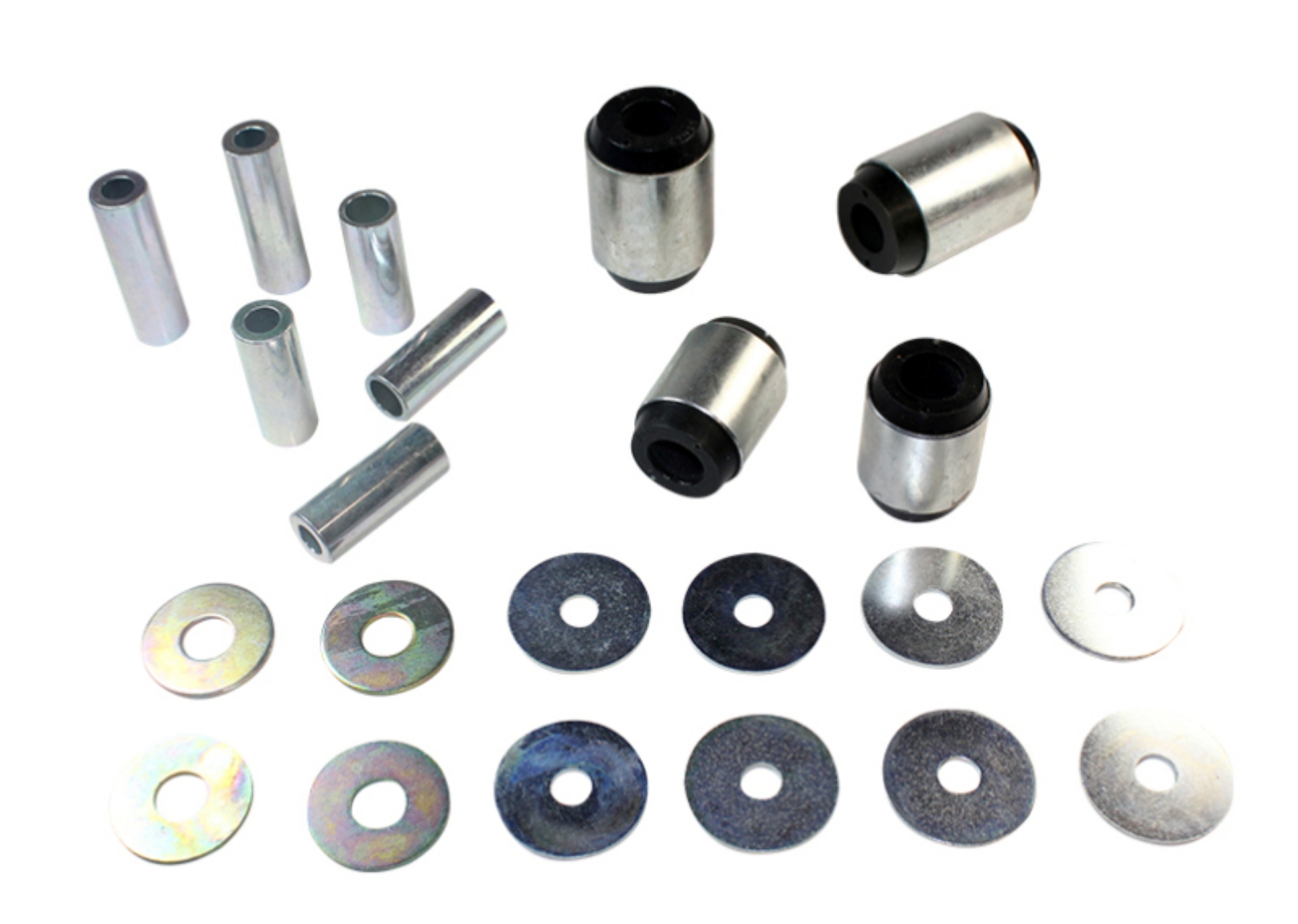 Picture of Whiteline Plus 02-09 Lexus GX470 - 06+ Toyota FJ Cruiser Fr C-A - Lwr Inner Front & Rear Bushing Kit